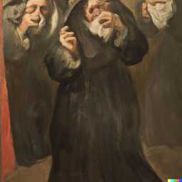 a representation of anxiety, painting from the 16th century generated by DALL·E 2